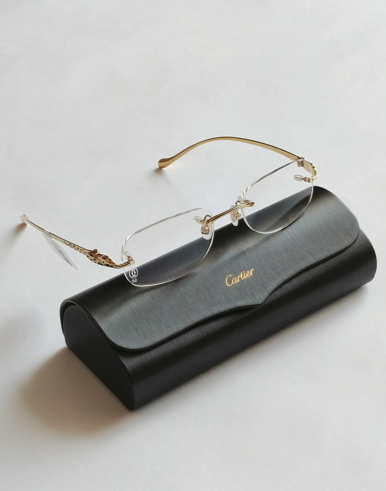 City Specs 2026 Cartier CT0058O 001 gold glasses on display at City Specs