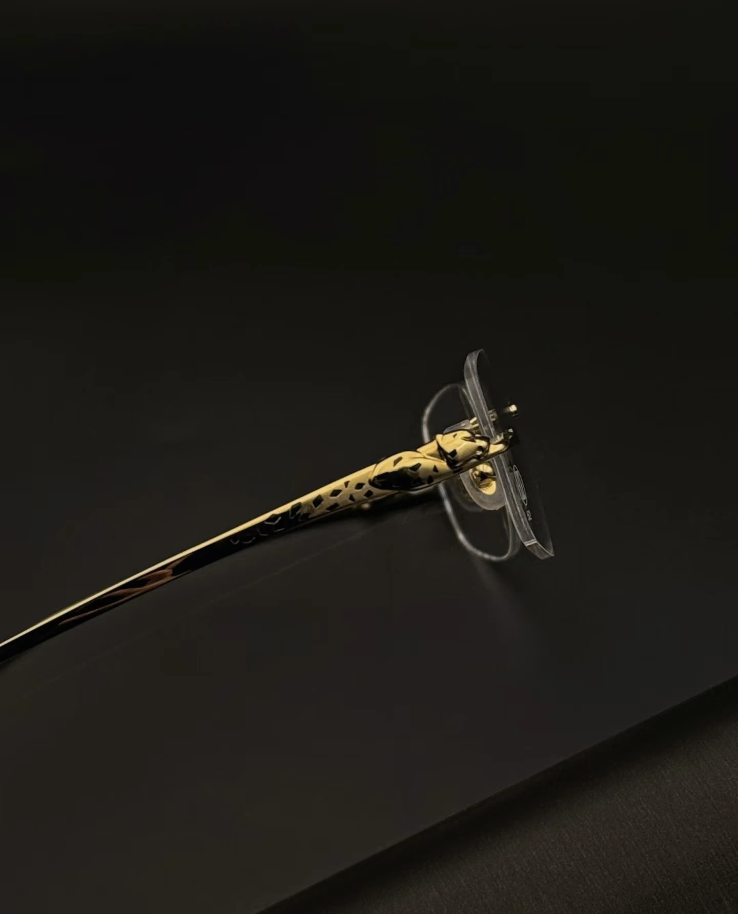 City Specs 2026 Cartier CT0058O 001 gold glasses on display at City Specs
