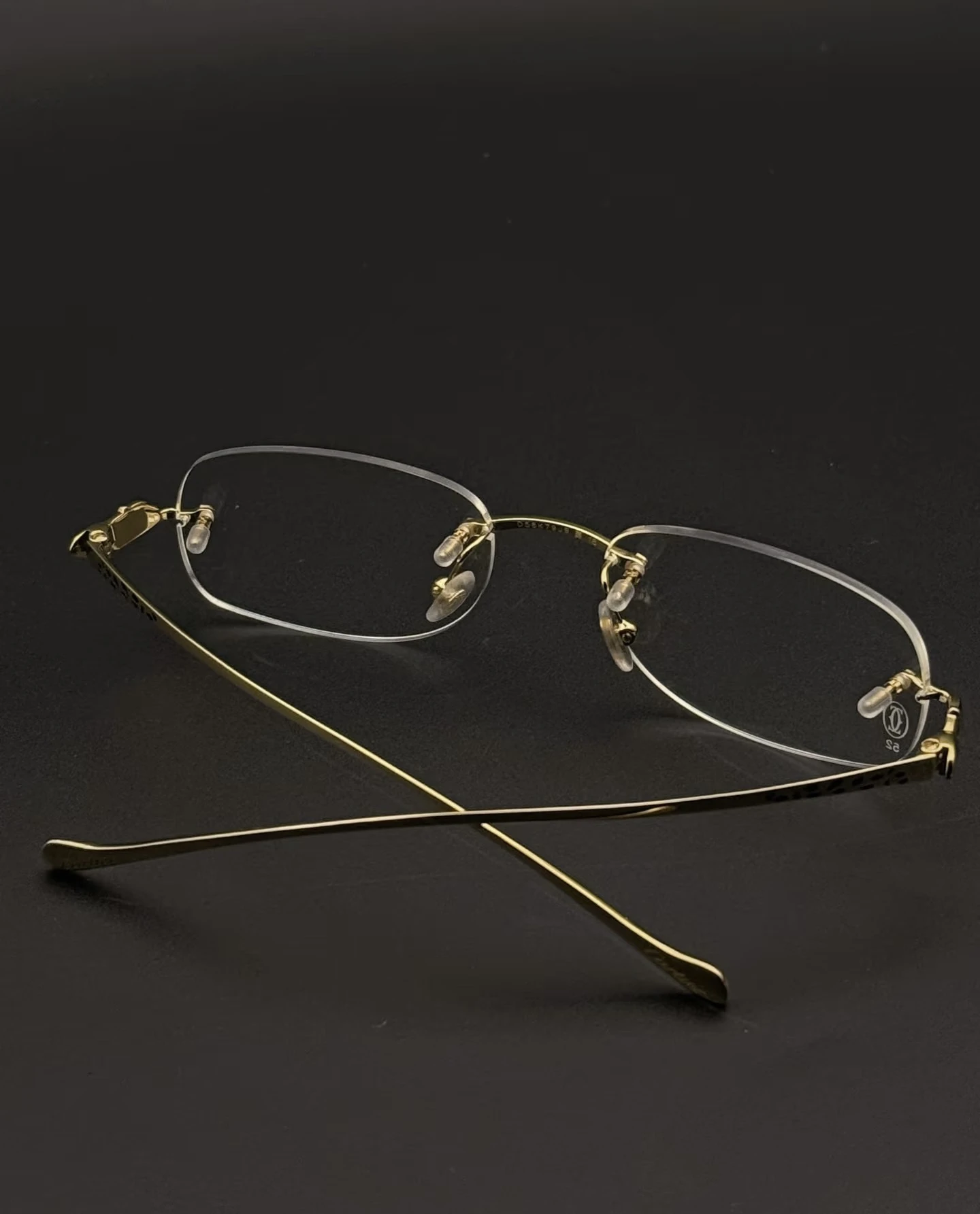 City Specs 2026 Cartier CT0058O 001 gold glasses on display at City Specs